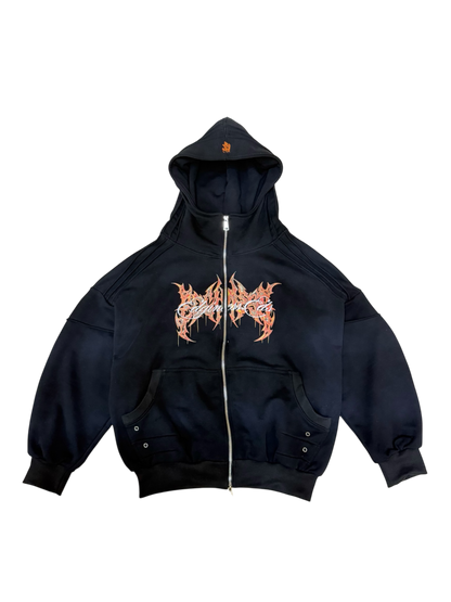 MOLTEN SIGIL ZIP: Hoodie V1