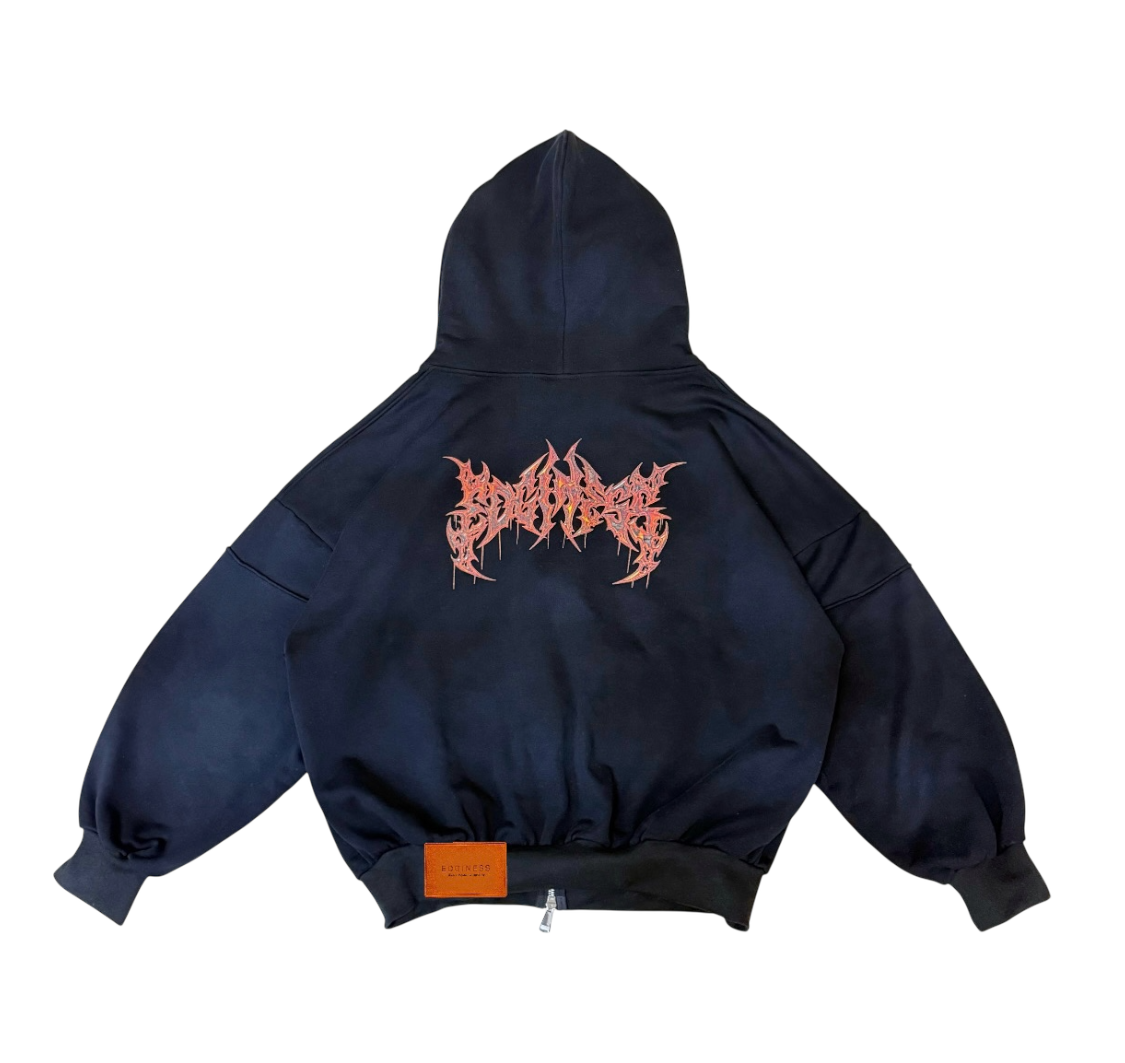 MOLTEN SIGIL ZIP: Hoodie V1